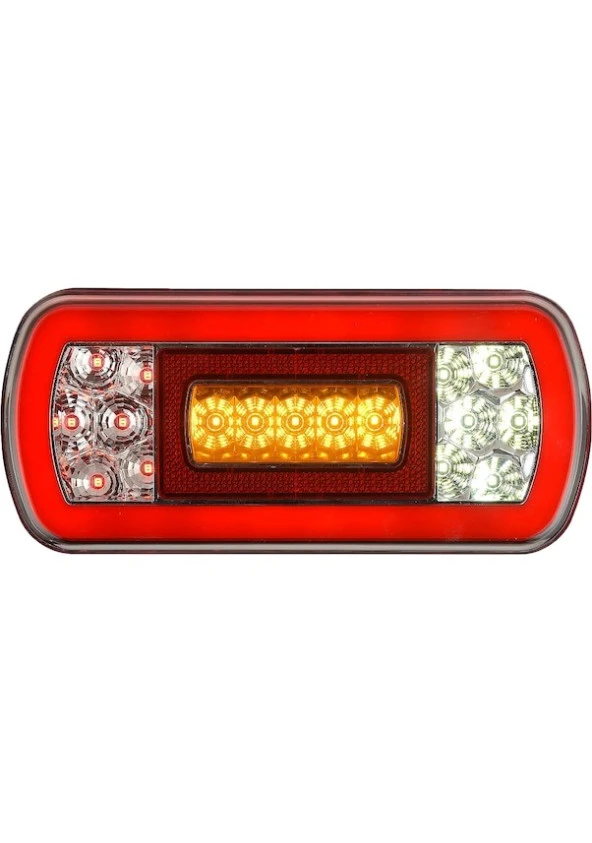 DİKDÖRTGEN NEON LED STOP LAMBASI 12 VOLT YENİ NESİL ürün görseli 1