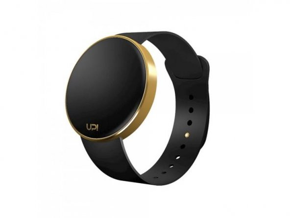 UPWATCH ROUND GOLD/BLACK UNİSEX KOL SAATİ ürün görseli 1