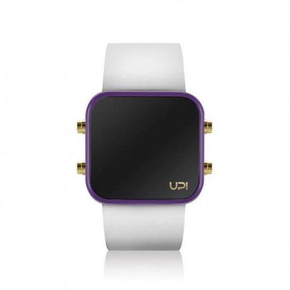 UPWATCH LED MINI GOLD PURPLE WHITE UNİSEX KOL SAATİ ürün görseli 1
