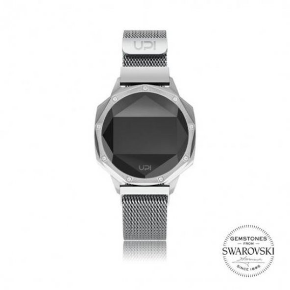 UPWATCH ICONIC SWAROVSKI® SILVER LOOP BAND KADIN KOL SAATİ ürün görseli 1