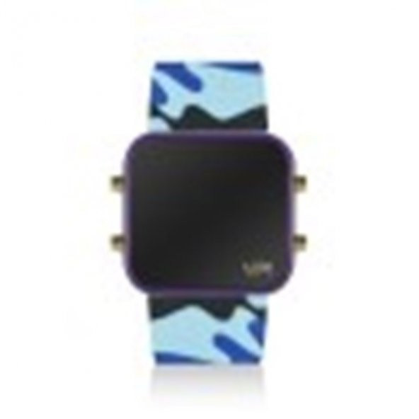UPWATCH LED MINI GOLD PURPLE BLUE CAMOUFLAGE UNİSEX KOL SAATİ ürün görseli 1