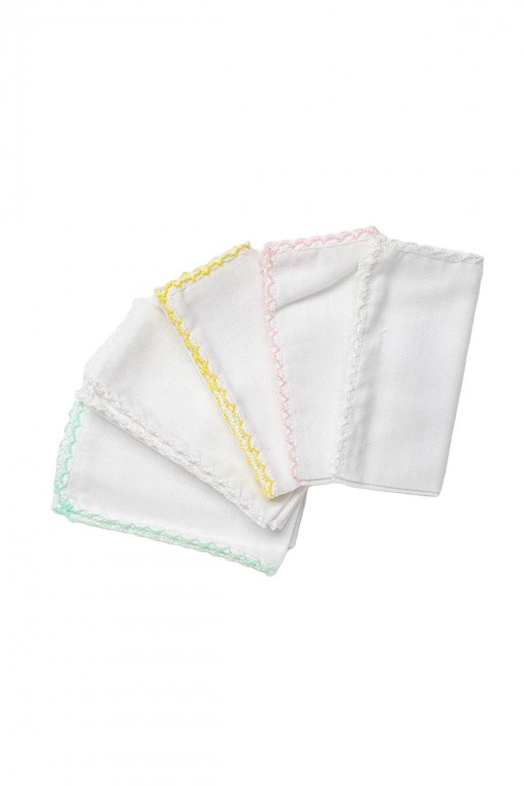Andywawa Bebek Ağız Mendili 5 Parça 25x25 Cm AC23781 ürün görseli 1