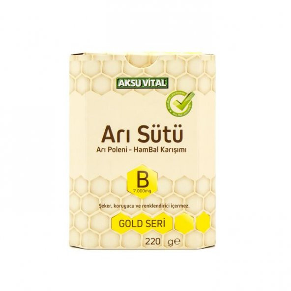 Aksu Vital Arı Sütü Polen Bal Karışımı 7.000 mg ürün görseli 1