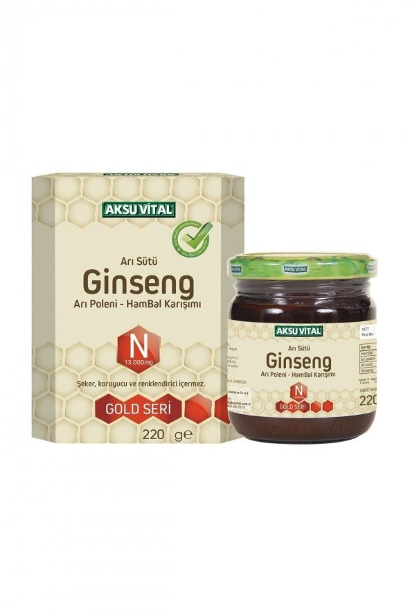 Ginsengli Arı Sütü Bal Polen (N) 13.000 Mg. ürün görseli 1