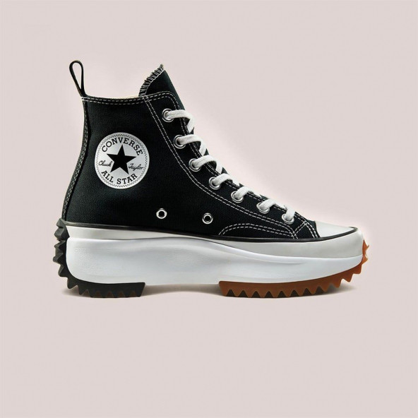 Converse Run Star Hike Platform Unisex Siyah Sneaker Spor Ayakkabı 166800C ürün görseli 1