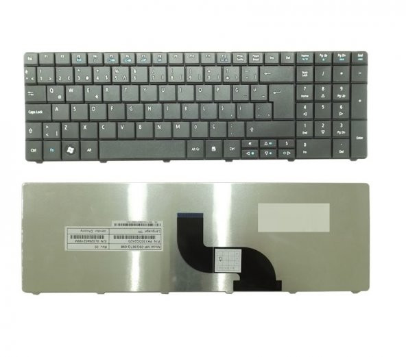 Acer PK130PI1A27, PK130PI1B20 Notebook Klavye (Siyah TR) Ver.1 ürün görseli 1