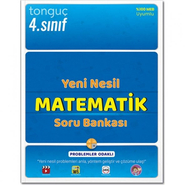 Tonguç Akademi 4. Sınıf Yeni Nesil Matematik Soru Bankası ürün görseli 1