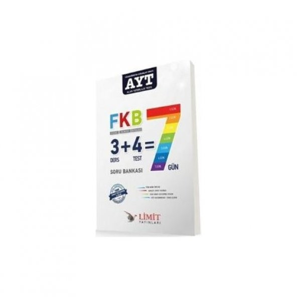 Limit Ayt Fkb 3+4 Soru Bankası ürün görseli 1