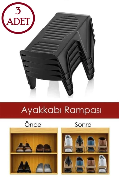 3 Adet Ayakkabı Rampası ürün görseli 1