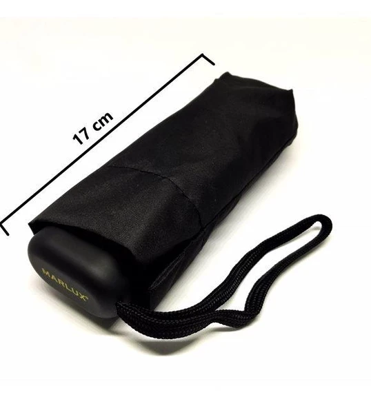 Mini Cepboy Şemsiye 17 cm  SİYAH - Resim 3