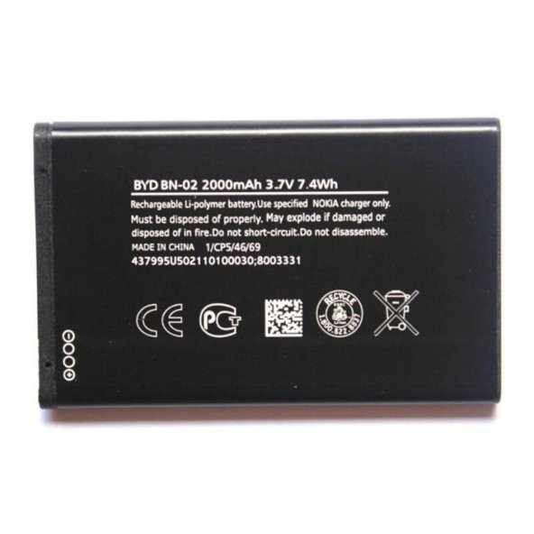 Nokia Lumia Byd Xl Bn-02 Batarya Pil ürün görseli 1