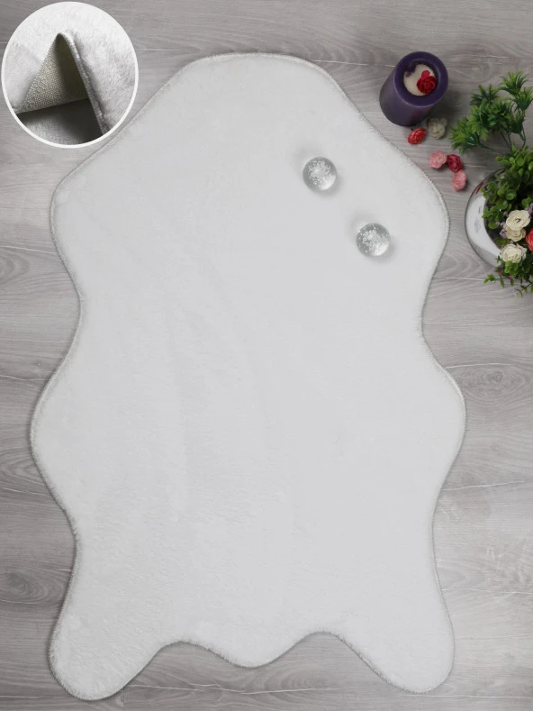 My Evilla Modern Dekoratif  Jel Kaymaz Taban Rabbit Post+Peluş ürün görseli 1