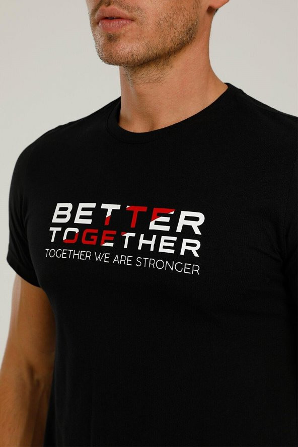 LUMBERJACK CT778 RAY SLOGAN T-SHIRT 1PR - Resim 9