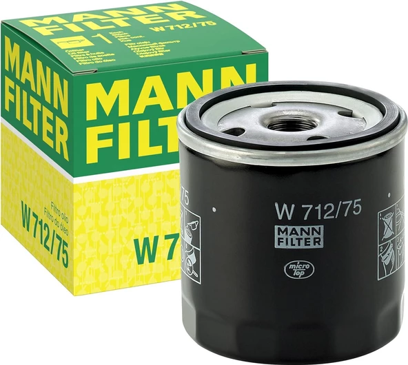 MANN-FILTER W 712/75 Yağ Filtresi (Opel) ürün görseli 1