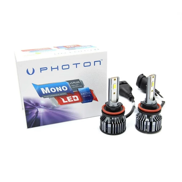 Photon Mono CSP Led Xenon 6000K Beyaz Işık 12800L - H8-H11-H16 ürün görseli 1