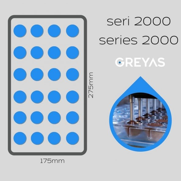 Yuvarlak Pralin Çikolata Kalıbı-1323 - Resim 2