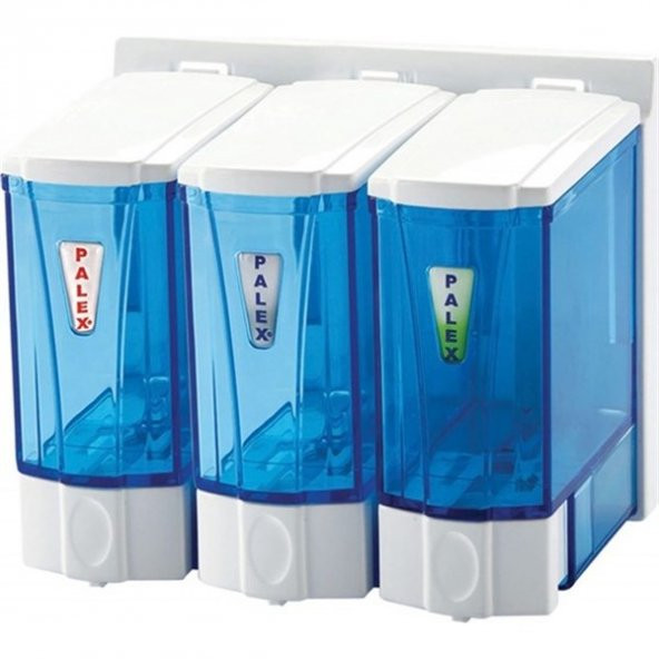 MİNİ SIVI SABUN DİSPENSERİ ÜÇLÜ 250 CC*3 PLX-3566-1 ürün görseli 1