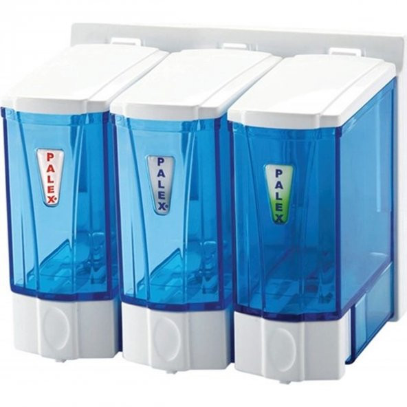 MİNİ SIVI SABUN DİSPENSERİ ÜÇLÜ 250 CC*3 PLX-3566-0 ürün görseli 1