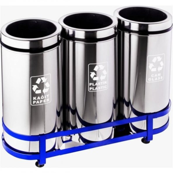 GERİ DÖNÜŞÜM 3'LÜ ÇEMBERLİ PLX-3561-5 ürün görseli 1