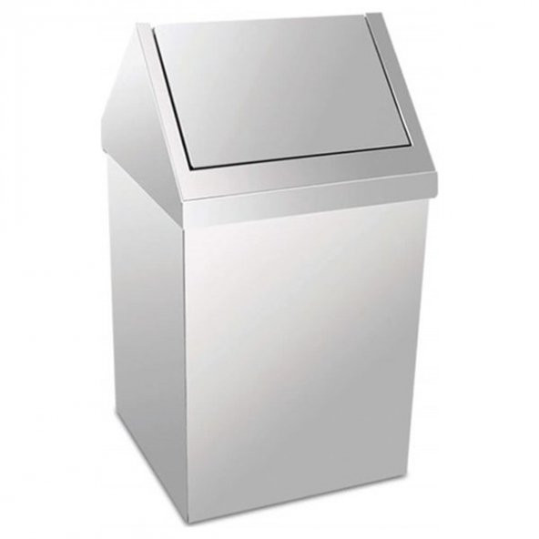 KROM ÇATI KAPAKLI ÇÖP KOVASI 36 LT PLX-3800-336 ürün görseli 1