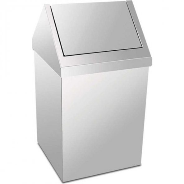 KROM ÇATI KAPAKLI ÇÖP KOVASI 80 LT PLX-3800-380 ürün görseli 1