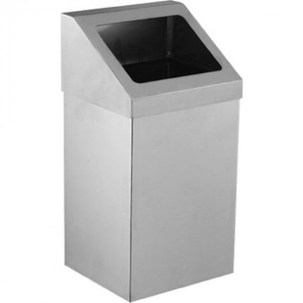 KROM AÇIK ÇATI  KAPAKLI ÇÖP KOVASI 7 LT PLX-3834-307 ürün görseli 1