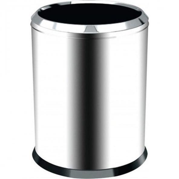 KROM ÇEMBERLİ ÇÖP KOVASI 8 LT PLX-3820-8 ürün görseli 1
