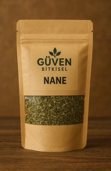 Güven Bitkisel Nane 500 gr Katkısız Doğal Kurutulmus Baharat Pencereli Doypack Paket ürün görseli 1