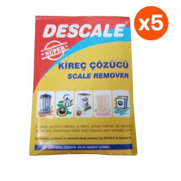 Kettle Ve Çamaşır Makinası Toz Kireç Temizleyici ürün görseli 1