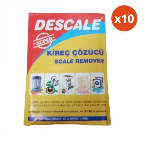 Çay Makinesi Kahve Makinesi Kettle Çamaşır Makinası Toz Kireç Çözücü ürün görseli 1