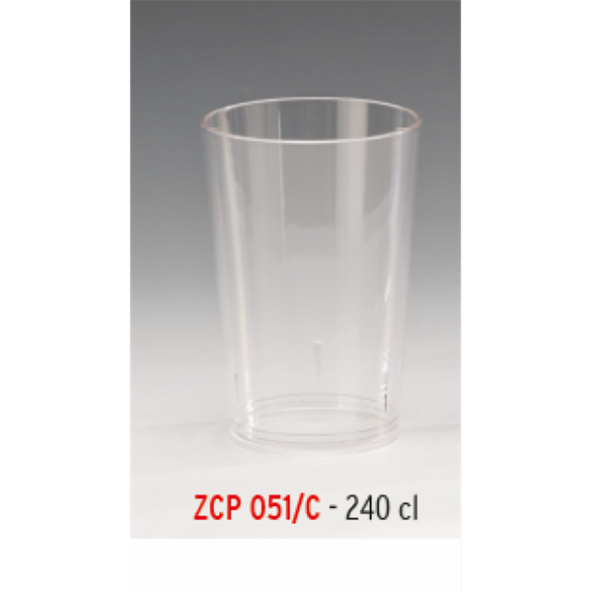 240 CL POLYCARBONAT BARDAK (DÜZ) ürün görseli 1