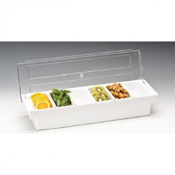 6'LI POLYCARBONAT KAPAKLI,BAR KONTEYNER - Resim 2