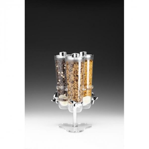 3 LÜ AKRİLİK STANDLI DÖNER CORFLAKS ALETİ ürün görseli 1