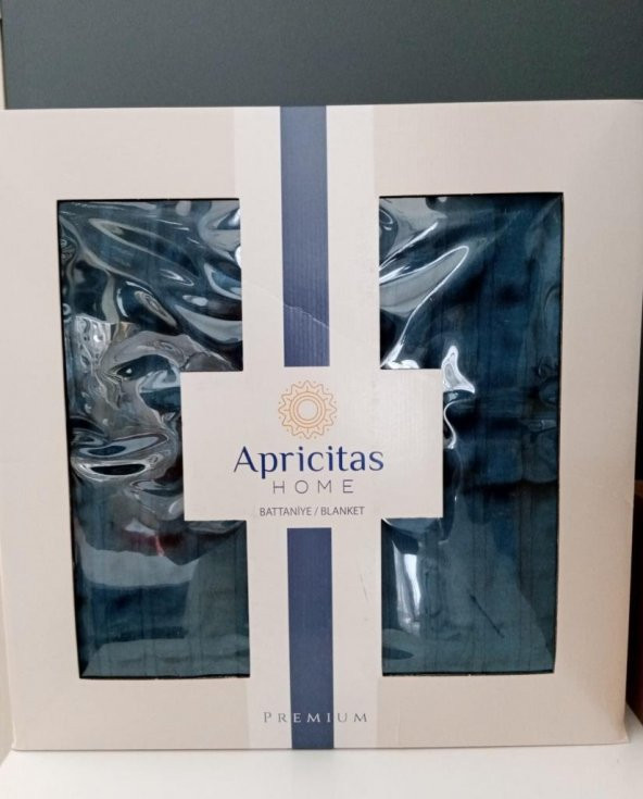 Apricitas Home Premium Battaniye 200220 600 GSM Blanket Petrol ürün görseli 1