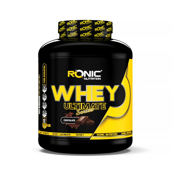 Ronic Nutrition Ultimate Whey Protein Tozu 2270 G + Shaker ve 2 Adet Tek Kullanımlık Whey Protein (Çikolata Aromalı) ürün görseli 1