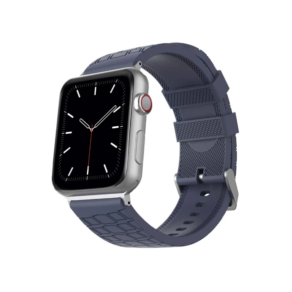 Apple Watch Silikon Kayış Yumuşak Terletmeyen Rahat Tasarım Günlük Kullanım 38-40-41-42mm Uyumlu ürün görseli 1