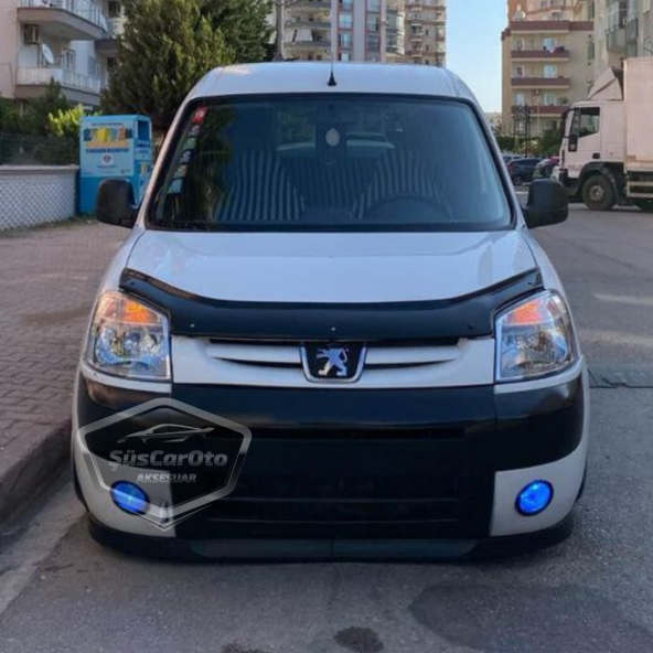Peugeot Partner 2 2002-2008 Uyumlu Üniversal Astra H lip Esnek Ön Lip 2 Parça Tampon Altı Dil Karlık Ön Ek ürün görseli 1