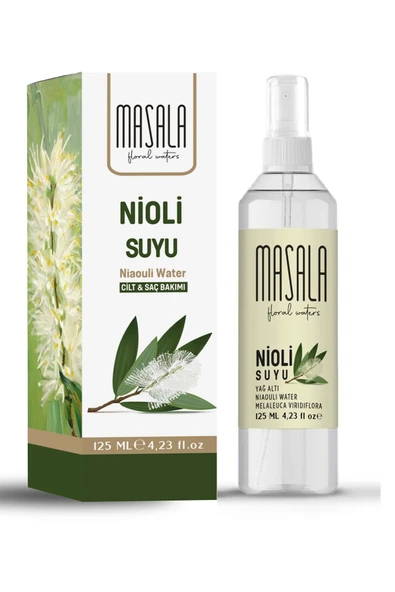 Masala Saf Nioli Suyu 125 ml 100 Doğal Yağlı Hidrosol - Tonik Niaouli Water Hydrosol Tonic ürün görseli 1