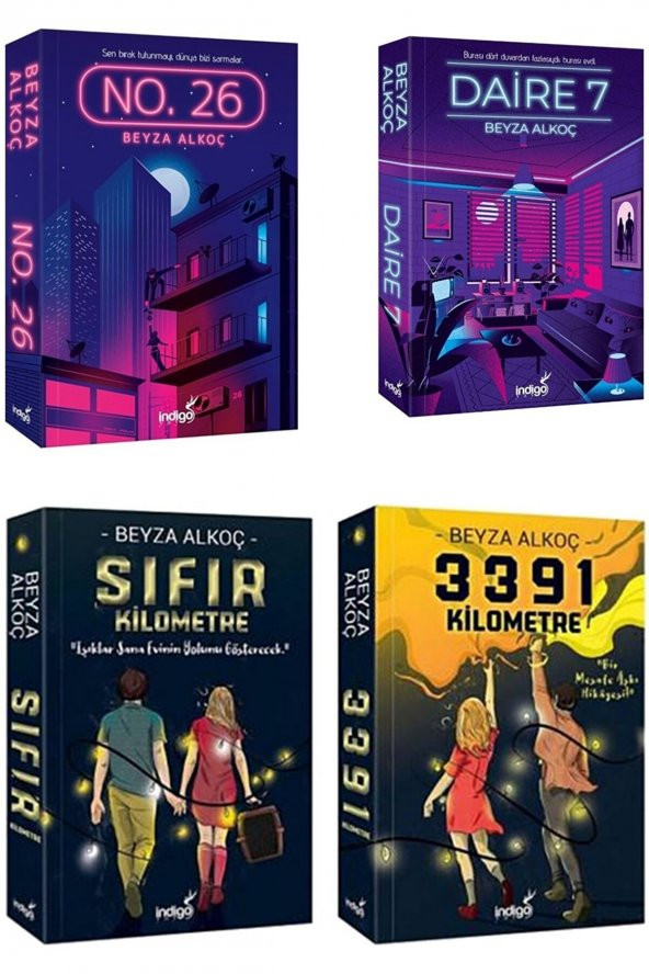 Daire 7 - No 26 - 3391 Kilometre - Sıfır Kilometre Karton Kapak Beyza Alkoç 4 Kitap ürün görseli 1