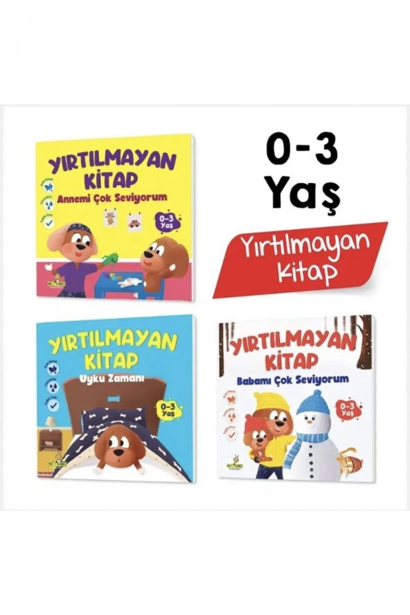 Yırtılmayan Kitap Serisi Çiğnenebilir Yıkanabilir Yırtılmaz Gıda Boyalı Kitap ürün görseli 1