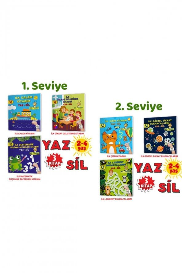 Mucit Karınca Evde Etkinlik Seti 6 Kitap 2 4 Yaş Seviye 1 Ve 2 ürün görseli 1