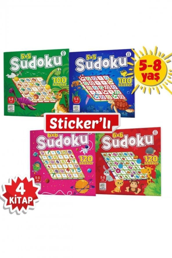 5-8 Yaş Stickerlı Sudoku Seti ürün görseli 1