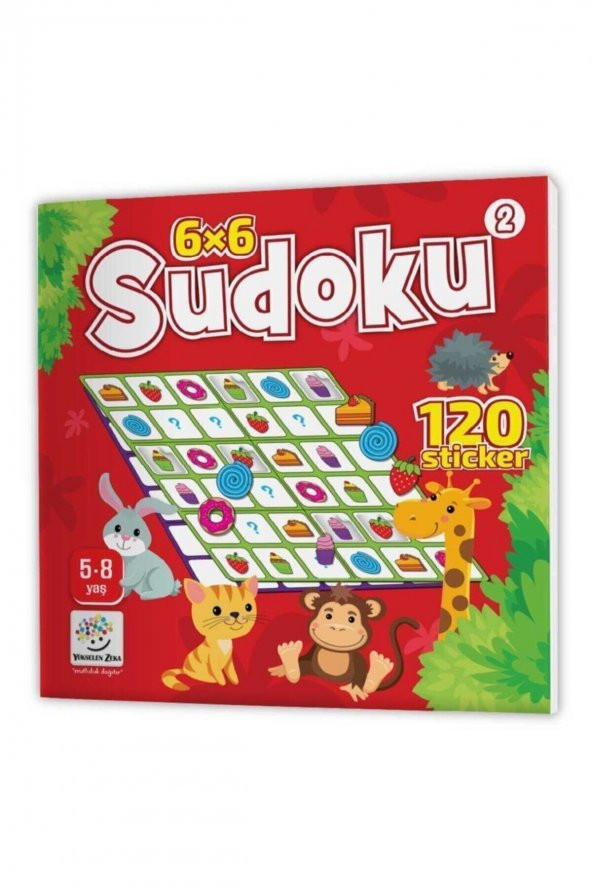 5-8 Yaş Stickerlı Sudoku Seti - Resim 3