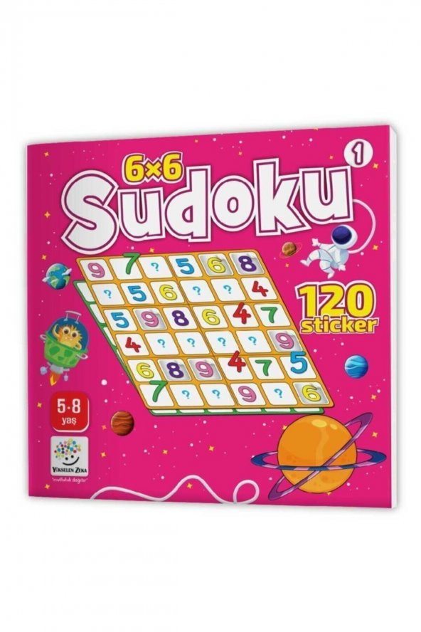 5-8 Yaş Stickerlı Sudoku Seti - Resim 4