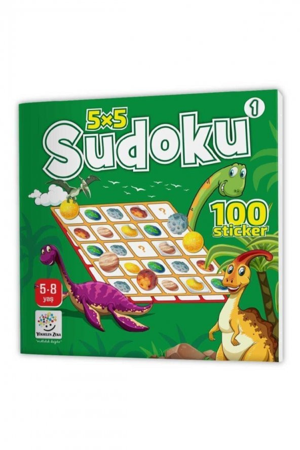 5-8 Yaş Stickerlı Sudoku Seti - Resim 5
