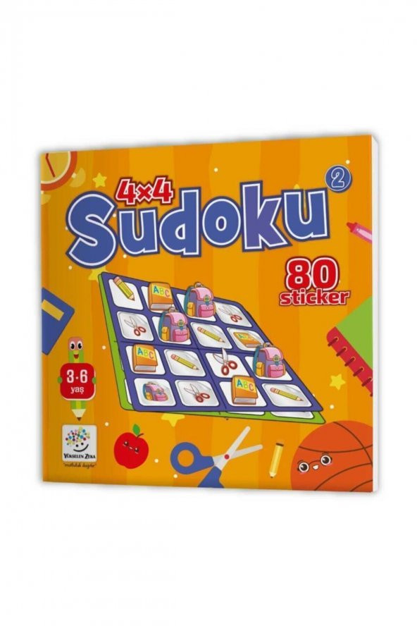 3-6 Yaş Stickerlı Sudoku Seti ürün görseli 1