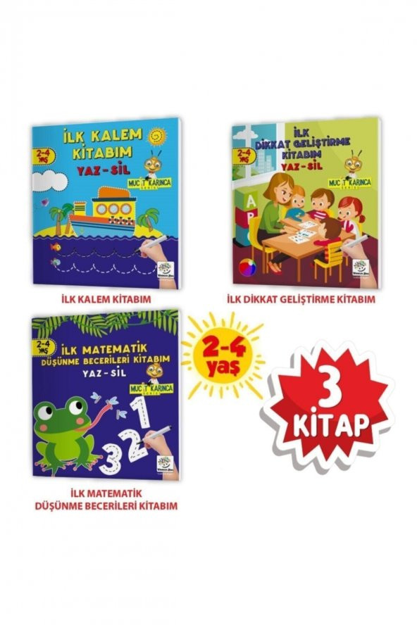 2-4 Yaş Evde Etkinlik Seti -Mucit Karınca Serisi Yaz ürün görseli 1