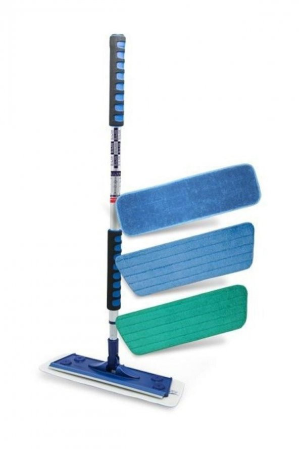 Silva Mikrofiber 3'lü Set Teleskopik Mop ürün görseli 1