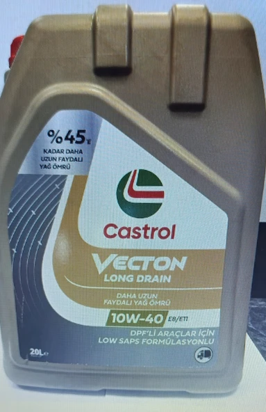 CASTROL VECTON E8 - E11 10W-40 20 LT 1.AY 2026 üretim ürün görseli 1
