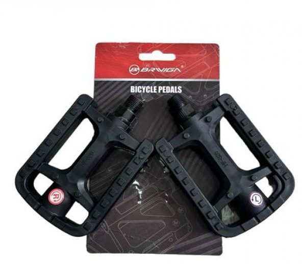 BRIVIGA PEDAL HF-826 MTB/TREKKING TEK PARÇA PLASTİK SİYAH 112x78mm 324g/pr ürün görseli 1